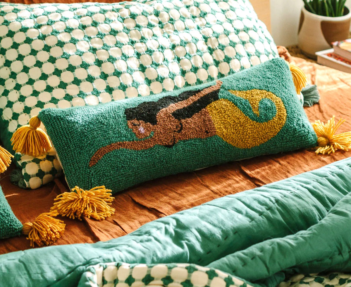 Mira and Mar Hook Pillow by Jungalow image 0