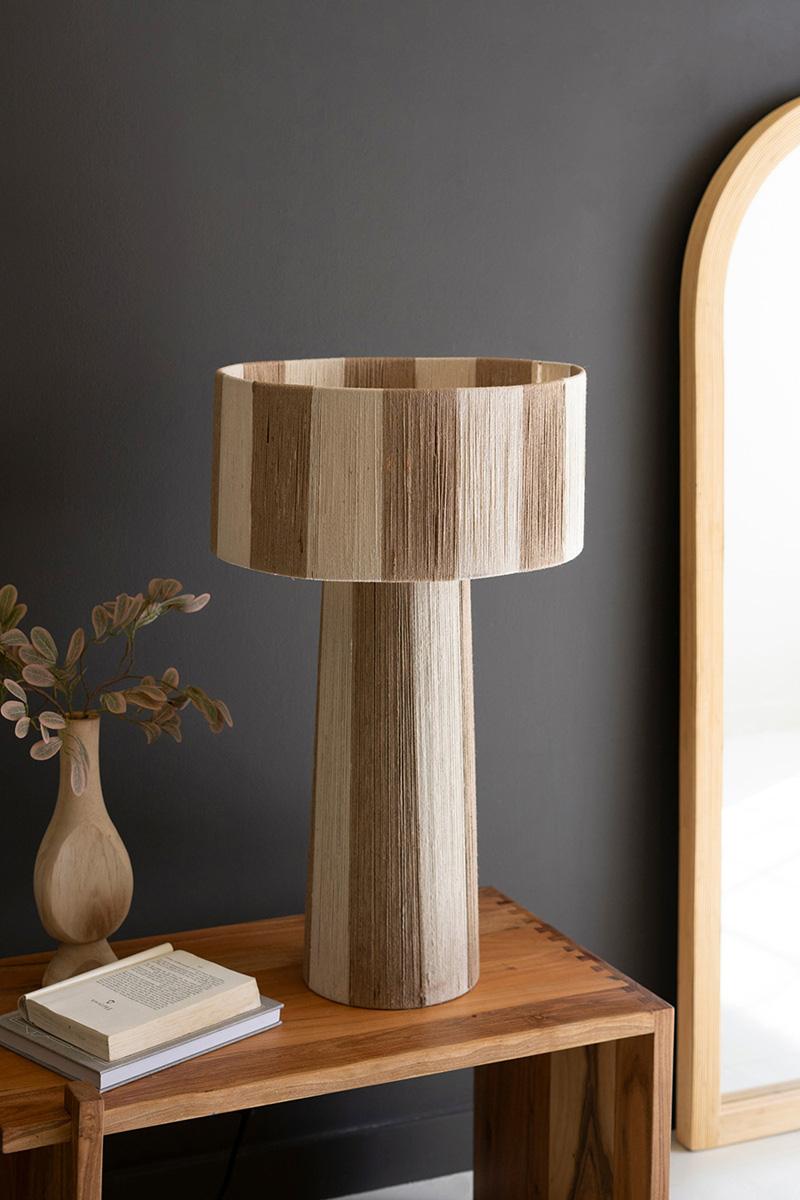Khaki Jute Lamp  image 0