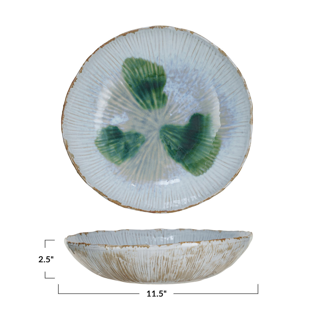 Verdant Crackle Glaze Bowl  image 5