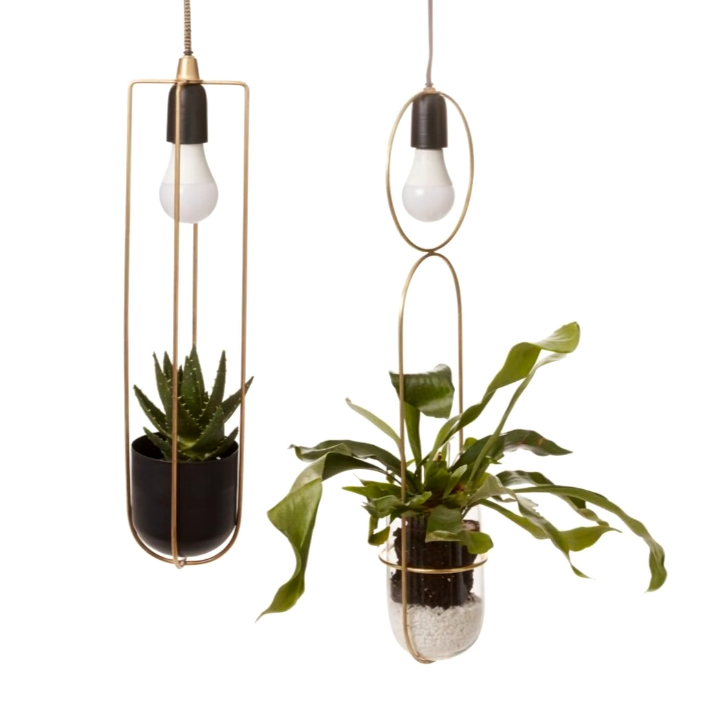 Kol Hanging Lighted Planter image 3