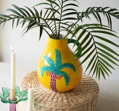 Cayman Island Palm Tree Vase image 0