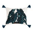 Alocasia Tasseled Hook Pillow image 0