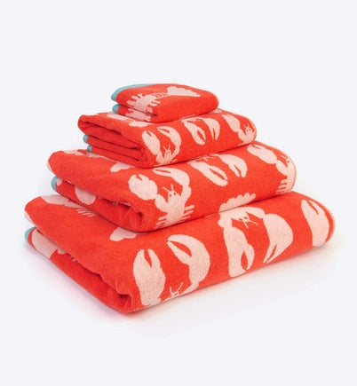 Cape Lobster Bath Towel Set image 5