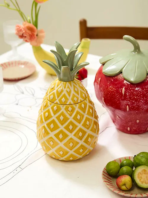 Juicy Pineapple Ceramic Canister image 0