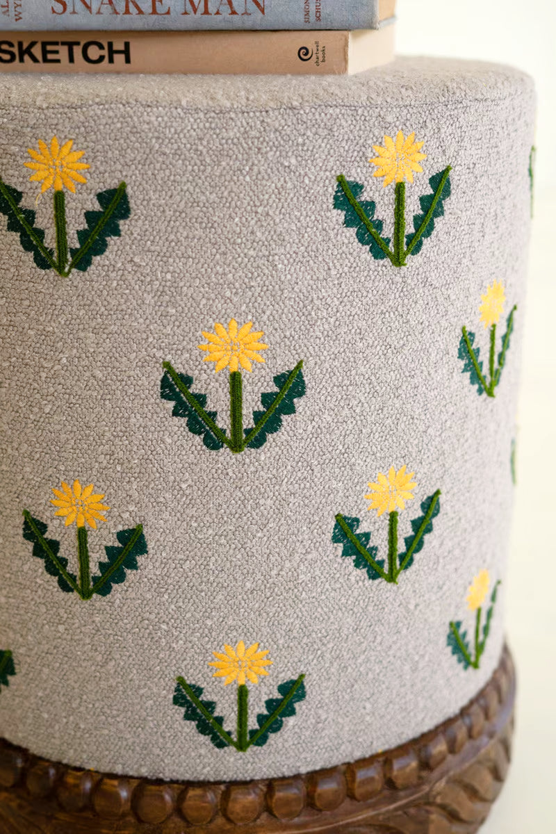 Daisy Boucle Ottoman image 2