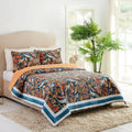 Peacocks In The Garden Quilt Set image 0