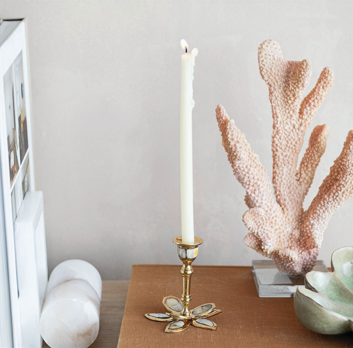 Pearl Fluer Candleholder  image 0