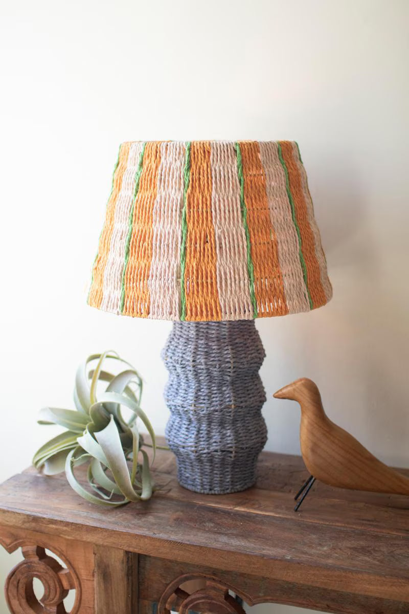 Delilah Recycled Paper Rope Lamp image 2