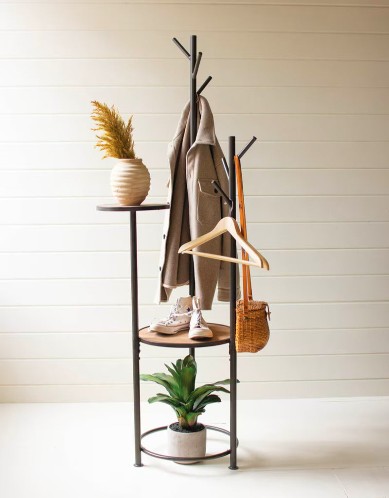 Stanley Wood Coat Rack image 0