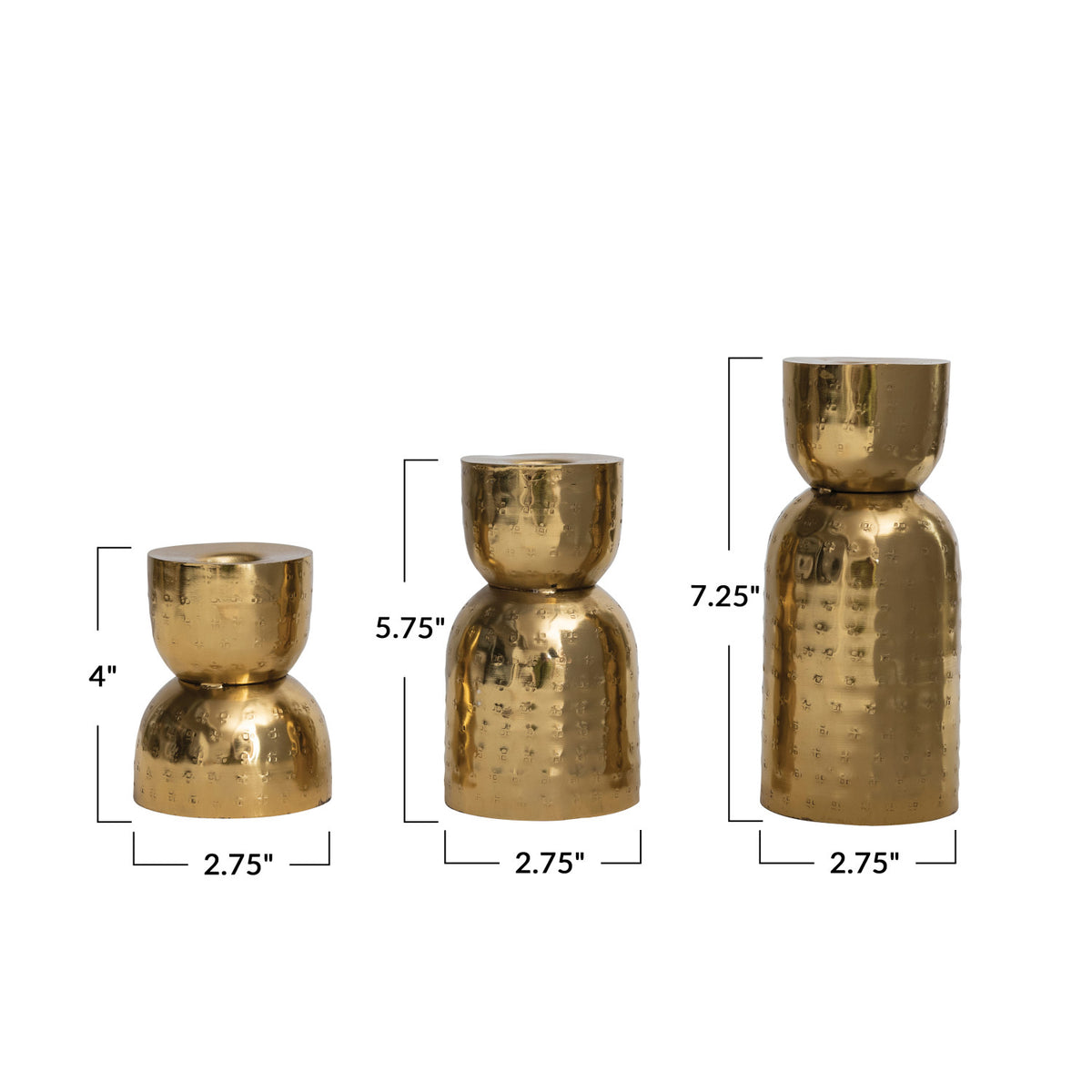 Kora Hammered Candleholder  image 3