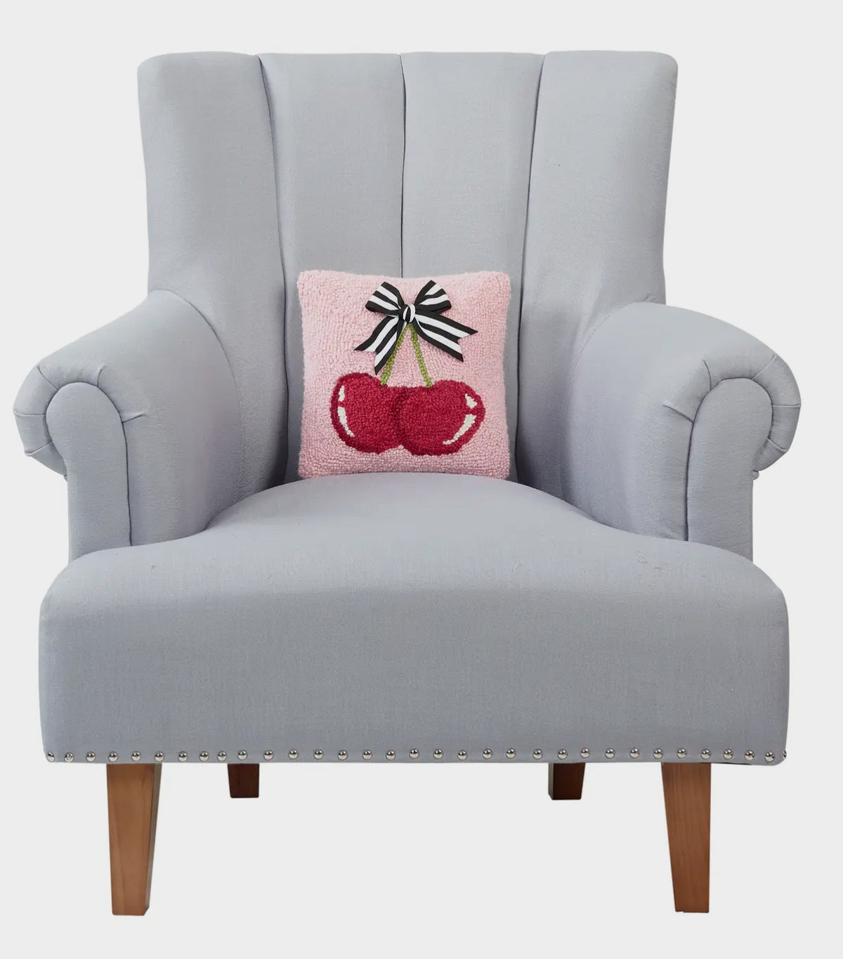 Cherries With A Bow Pillow image 1