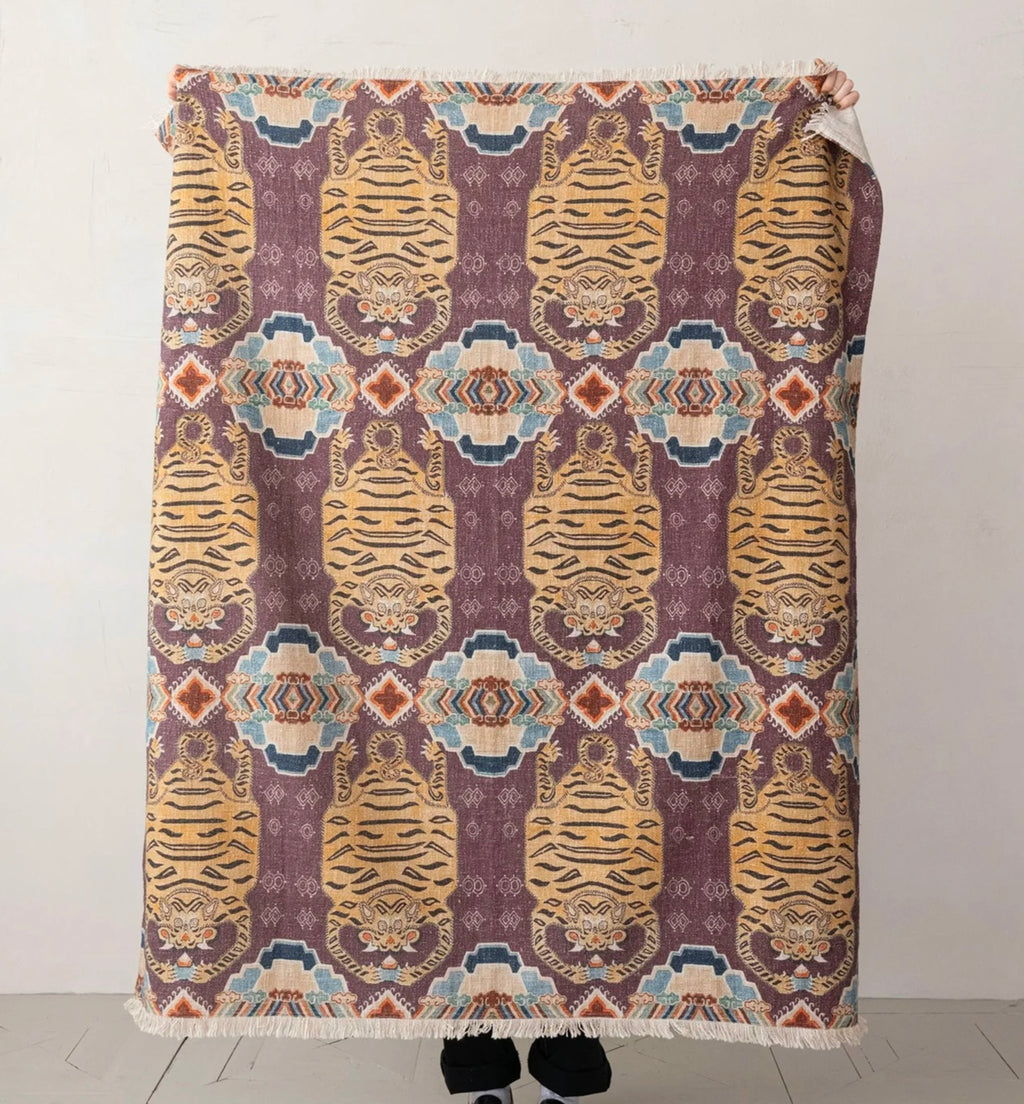Tibetan Tiger Mirage Throw  image 0