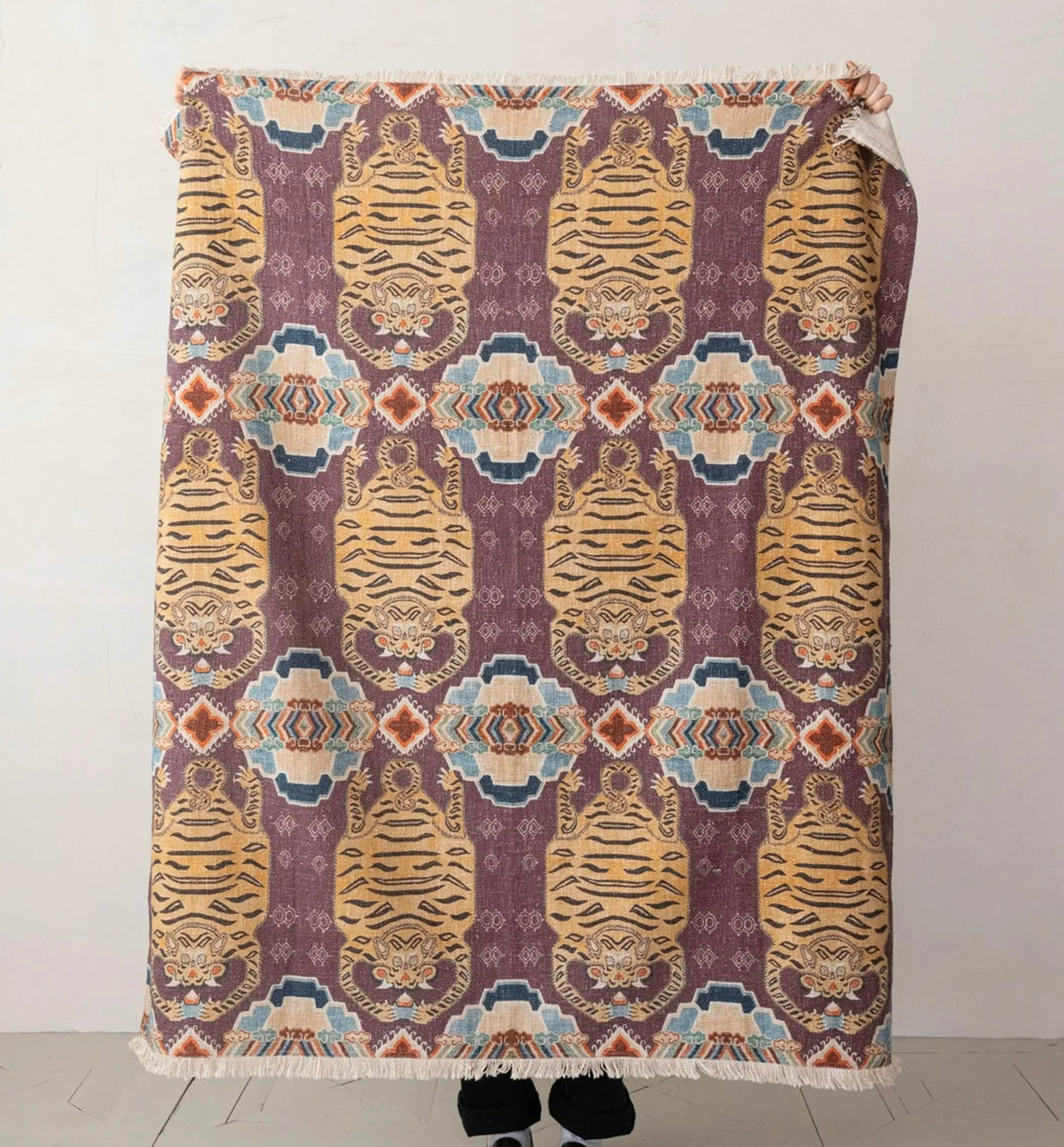 Tibetan Tiger Mirage Throw  image 0