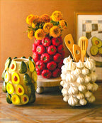 Garden Tomato Ceramic Vase image 2