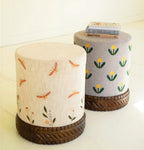 Embroidered Dragonfly Ottoman image 2