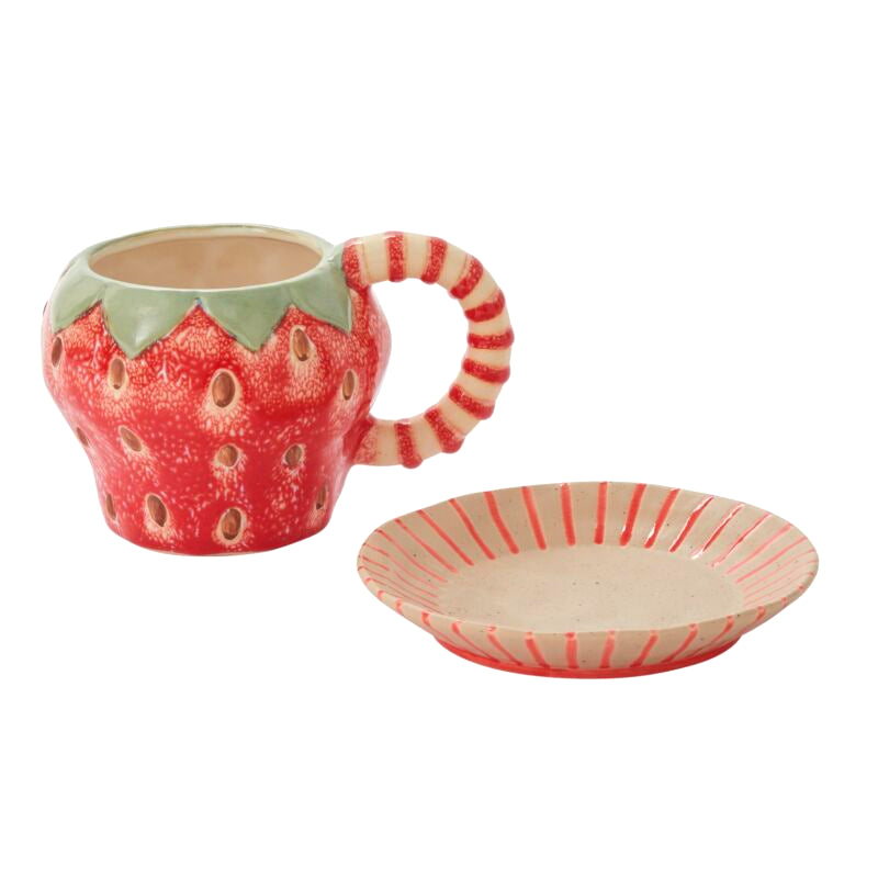Fresh Fruit Mug and Saucer image 3