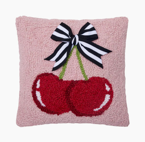 Cherries With A Bow Pillow image 0