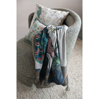 Peacock Garden Chenille Throw  image 2