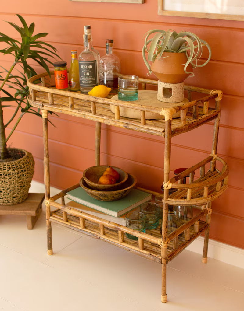 Kira Cane Bar Cart image 2